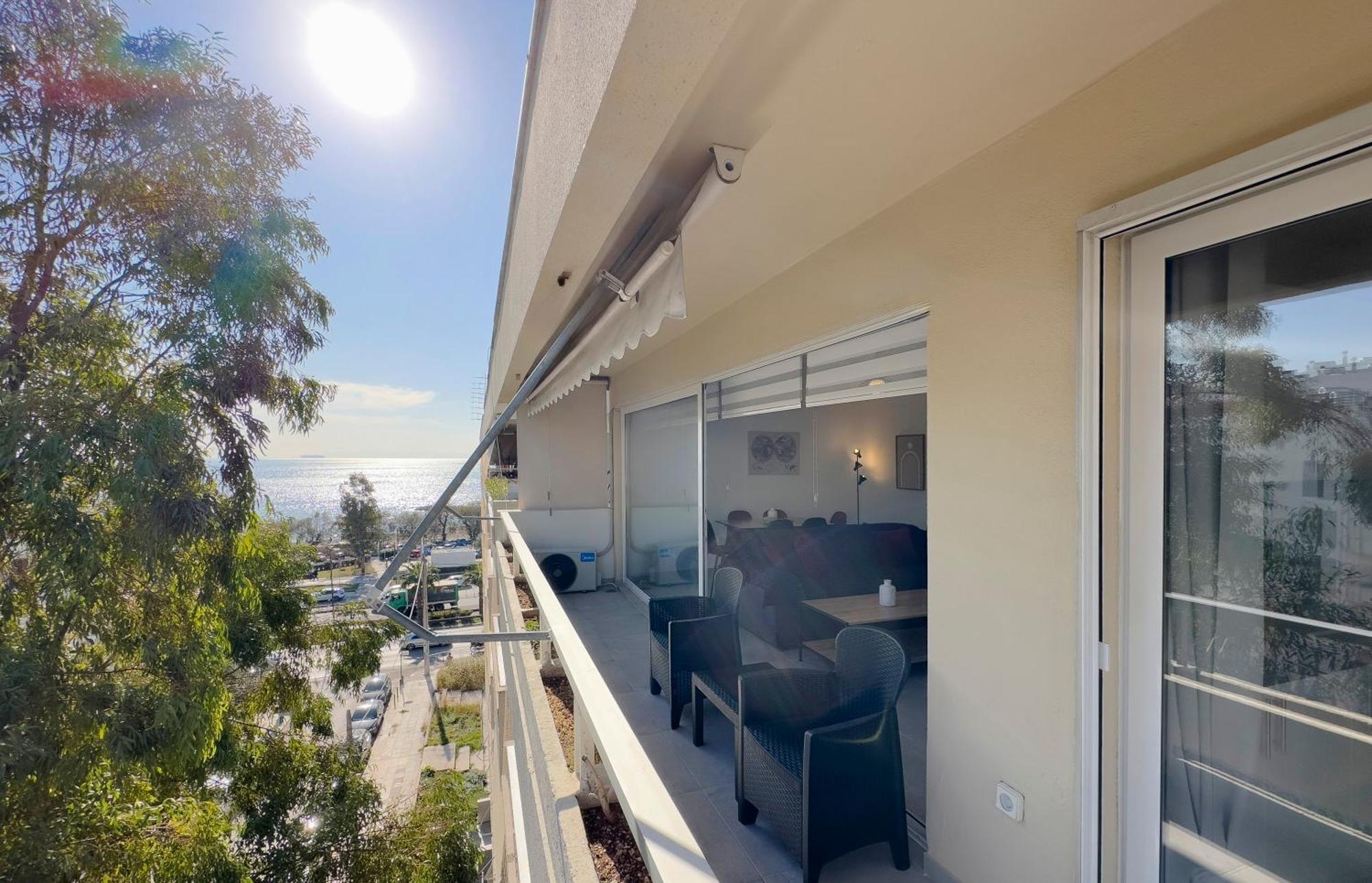 Kanari Sea View 55sqm In Alimos Apartment